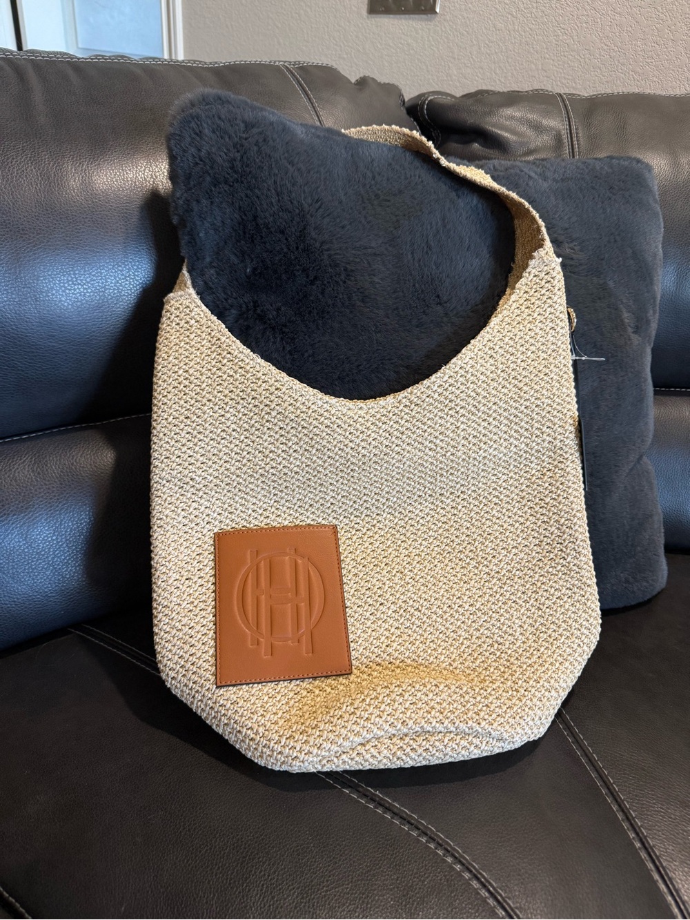 House of Harlow 1960 Beige/Tan Tote Bag NWT
